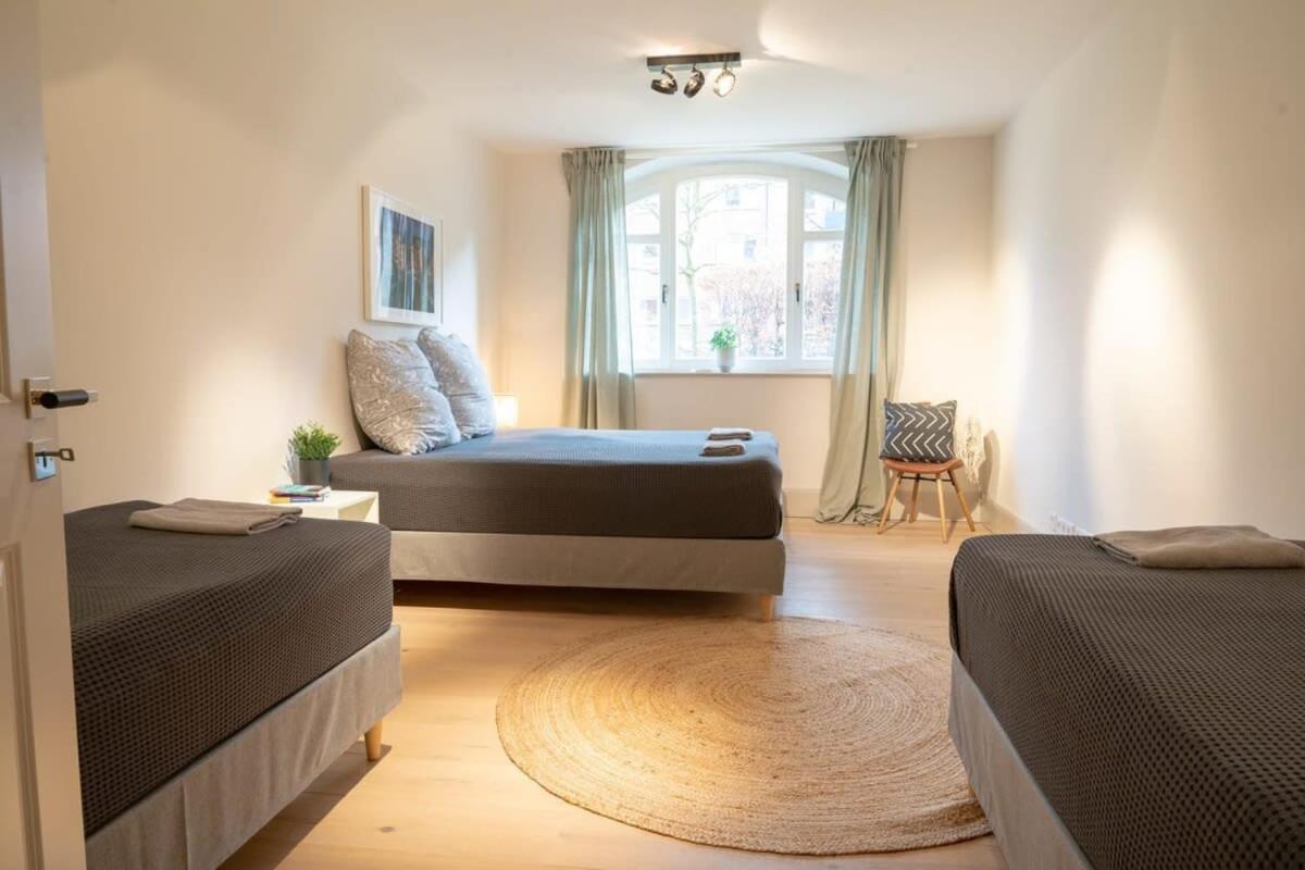 Spacious 3-Bedroom Apartment Near Eilbekpark Hamburk Exteriér fotografie