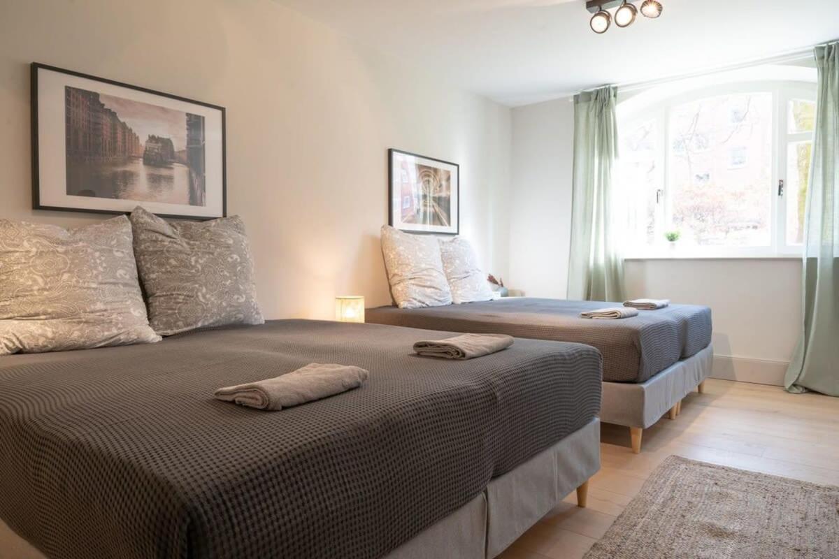 Spacious 3-Bedroom Apartment Near Eilbekpark Hamburk Exteriér fotografie